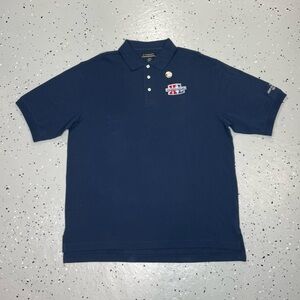 Super Bowl XL X FBI Joint Operations Center Polo Shirt Mens Size XL Navy Blue